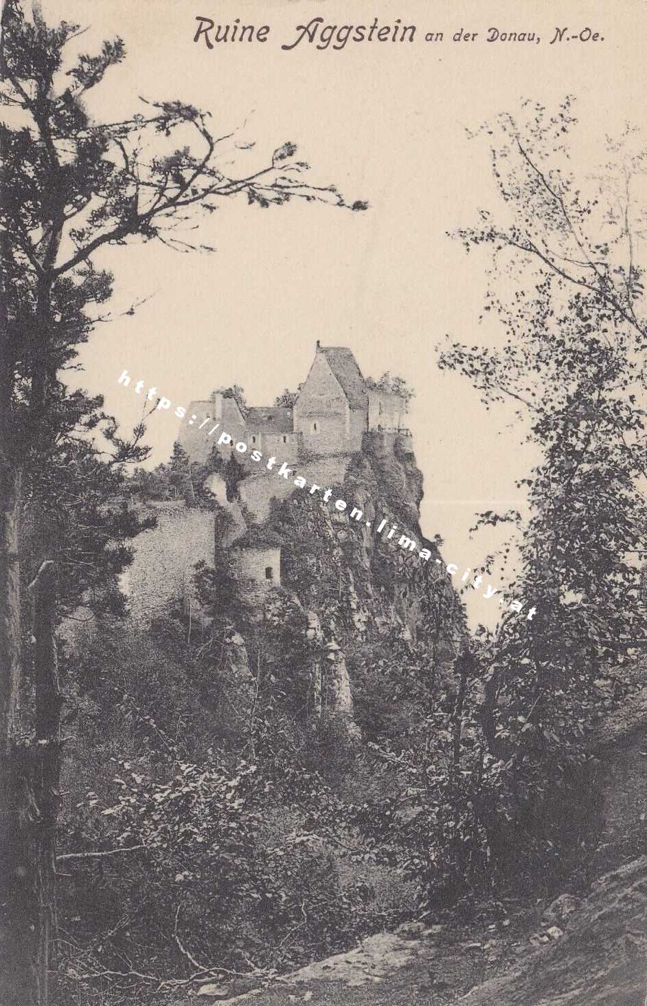Aggstein Ruine 1908